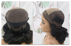 Kesriya Natural Looking Wigs Black Shaded | Human Hair Silk Base Hair Wig with | 200% Density | Original Black Human Hair | Silion wig mount | Anti Slip Belt Strap | Back Clipper | Straigthed Silky | 22 to 24 inch length